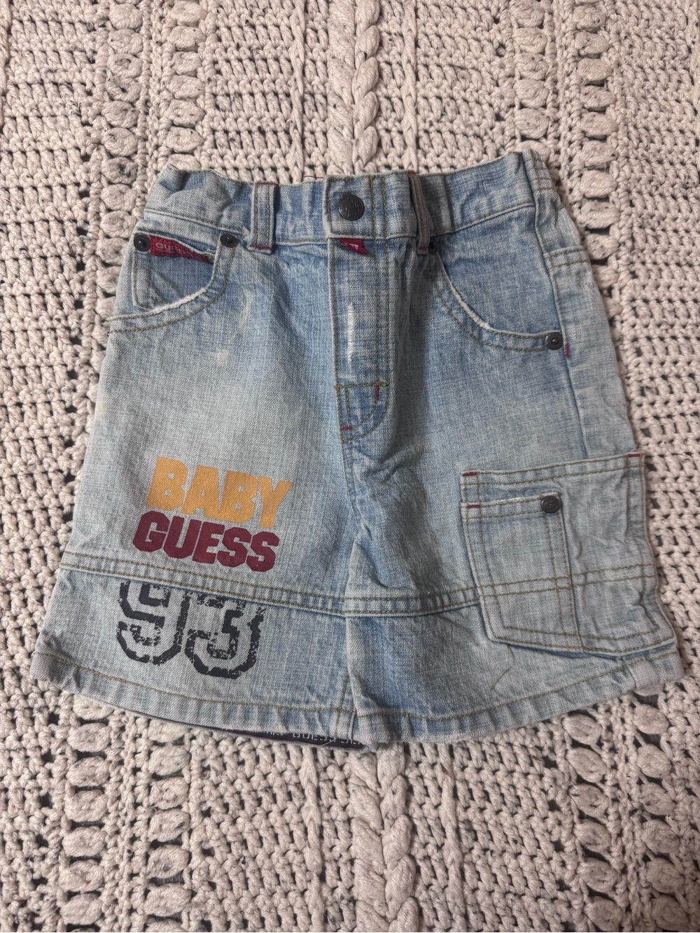 Vintage 90’s Baby Guess Denim Shorts